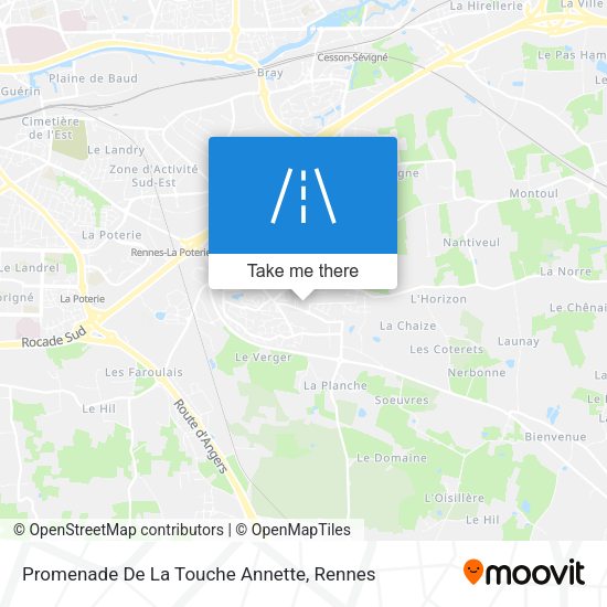 Promenade De La Touche Annette map