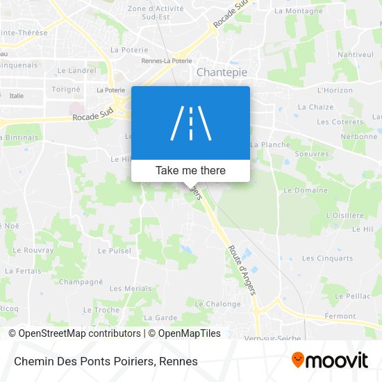 Chemin Des Ponts Poiriers map