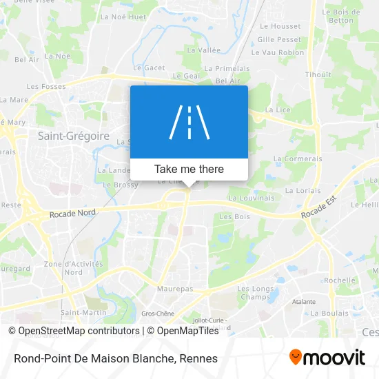 Rond-Point De Maison Blanche map