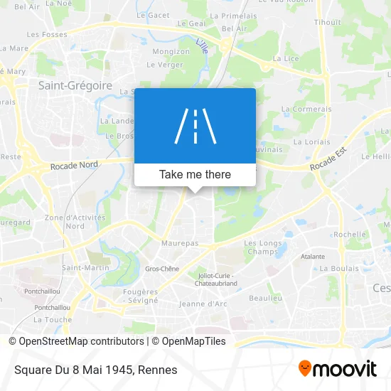 Square Du 8 Mai 1945 map