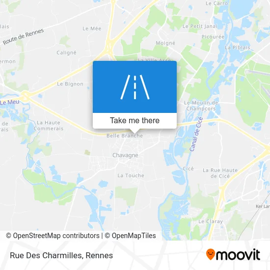 Rue Des Charmilles map