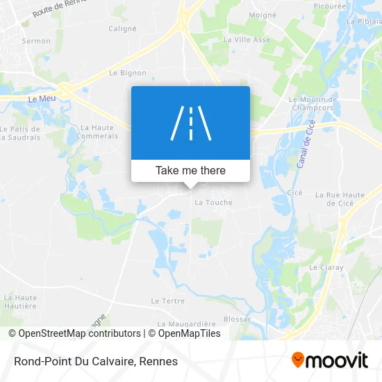 Mapa Rond-Point Du Calvaire