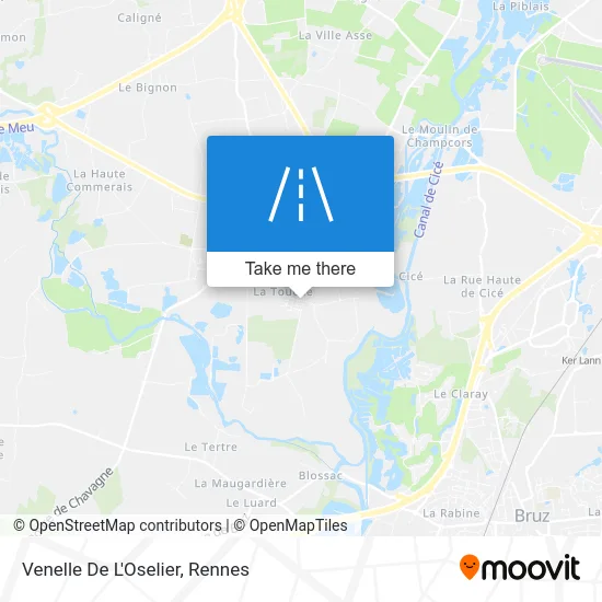 Venelle De L'Oselier map