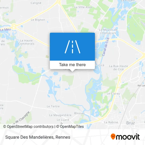 Square Des Mandelières map