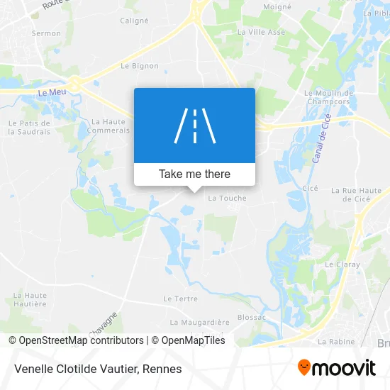 Venelle Clotilde Vautier map