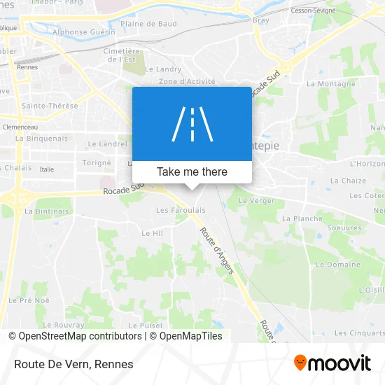 Route De Vern map