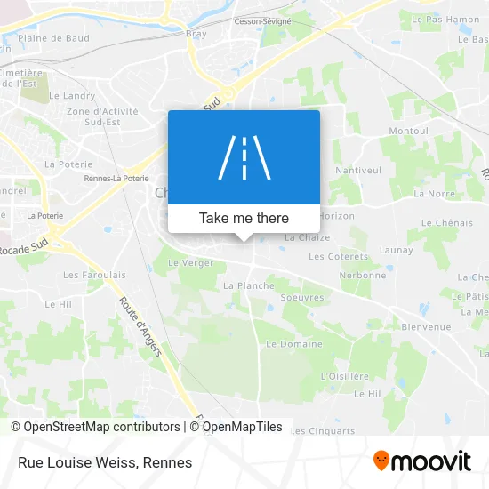 Rue Louise Weiss map