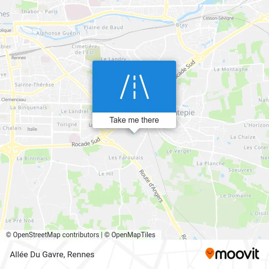 Allée Du Gavre map