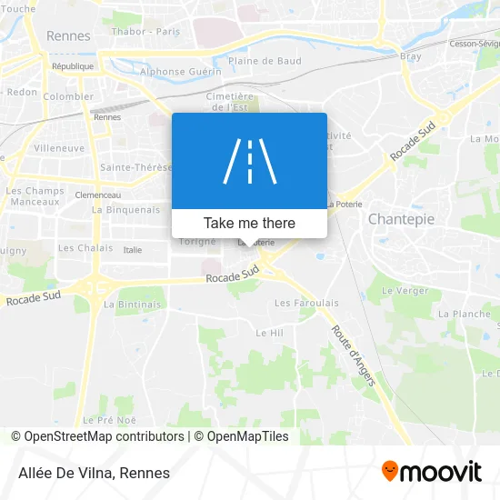 Allée De Vilna map