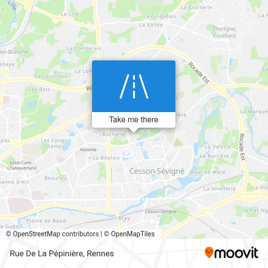 Rue De La Pépinière map