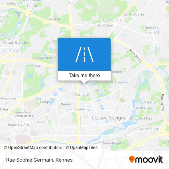 Rue Sophie Germain map