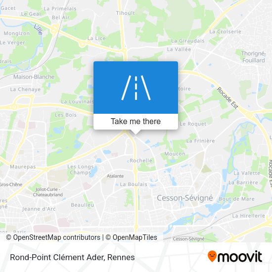 Rond-Point Clément Ader map