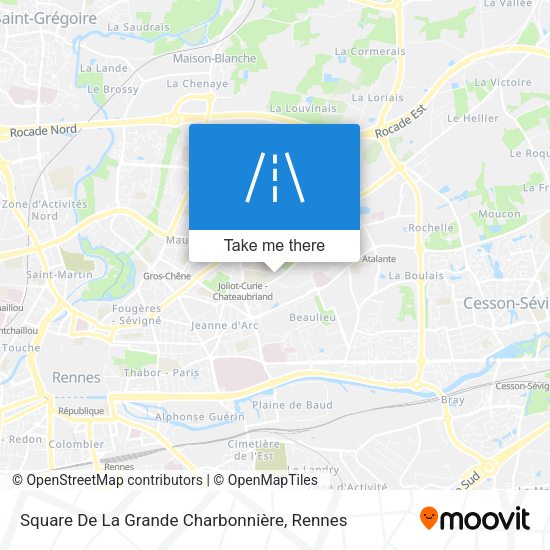 Square De La Grande Charbonnière map