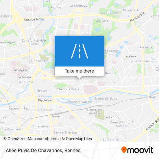 Allée Puvis De Chavannes map