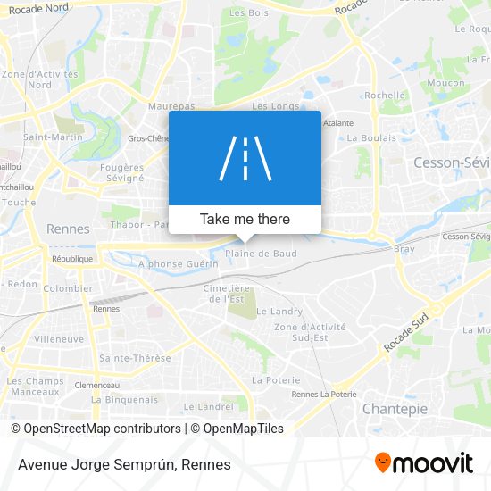 Avenue Jorge Semprún map