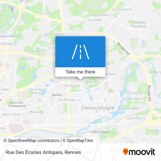 Rue Des Écuries Antiques map