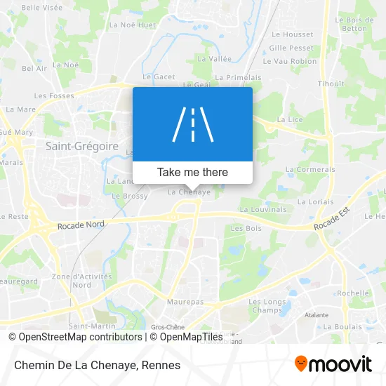 Chemin De La Chenaye map