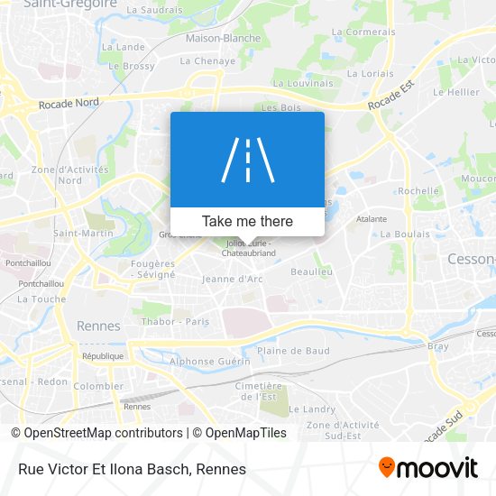 Rue Victor Et Ilona Basch map