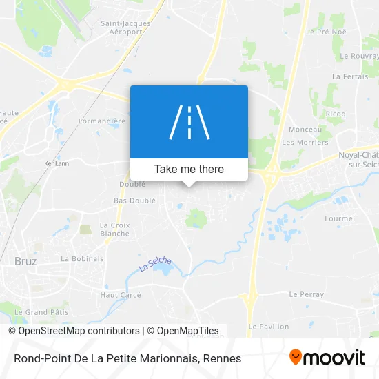 Rond-Point De La Petite Marionnais map