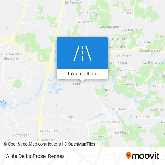 Allée De La Prose map