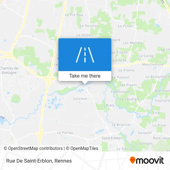 Rue De Saint-Erblon map