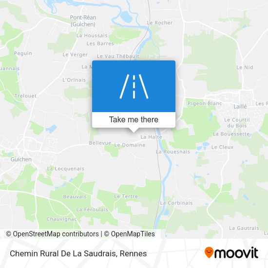 Chemin Rural De La Saudrais map