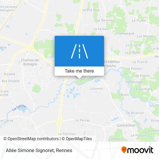 Allée Simone Signoret map