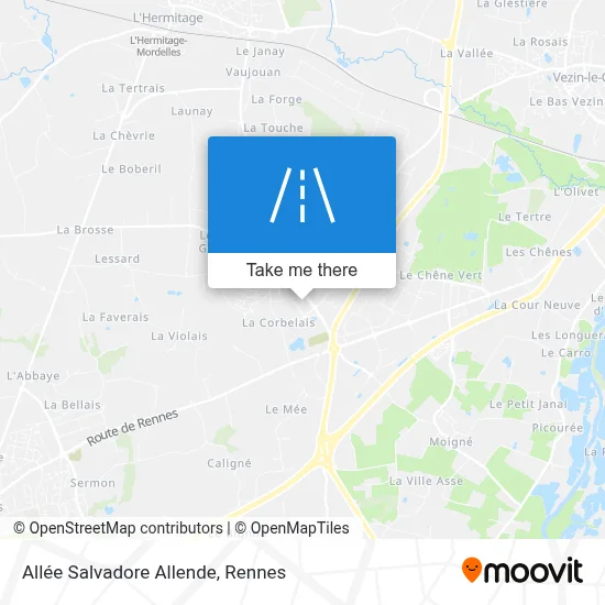 Allée Salvadore Allende map