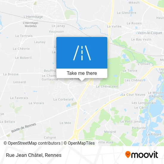 Rue Jean Châtel map