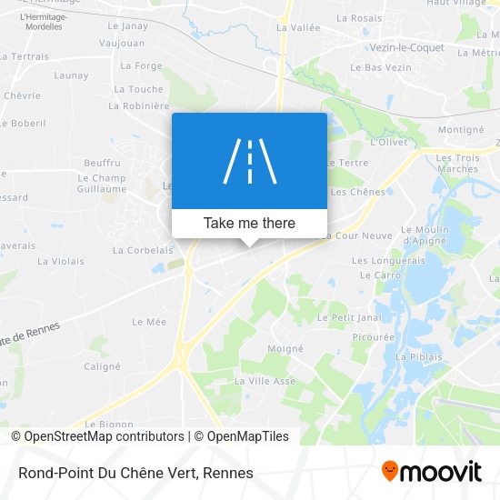 Rond-Point Du Chêne Vert map