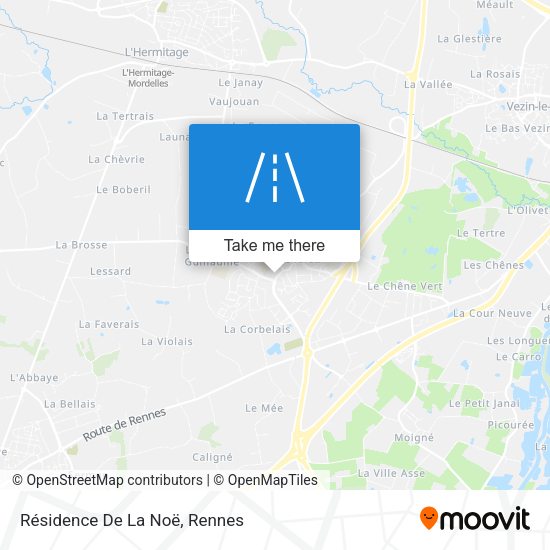 Résidence De La Noë map