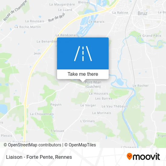 Liaison - Forte Pente map