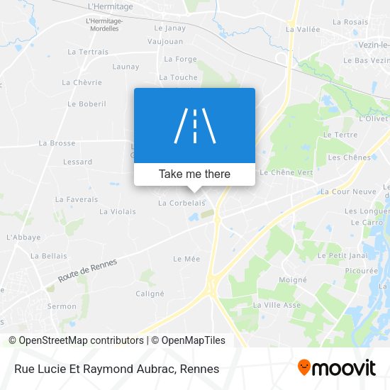 Rue Lucie Et Raymond Aubrac map