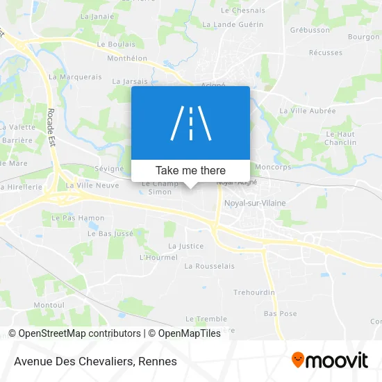 Avenue Des Chevaliers map
