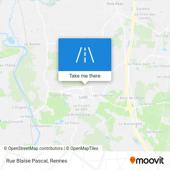 Mapa Rue Blaise Pascal