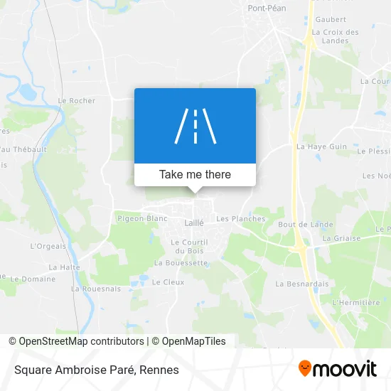Square Ambroise Paré map