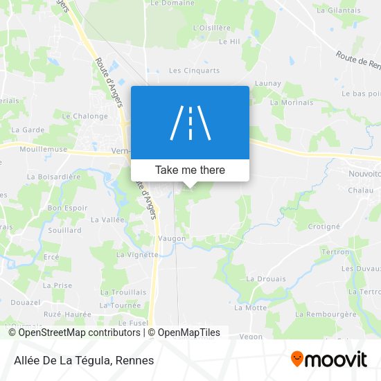 Allée De La Tégula map
