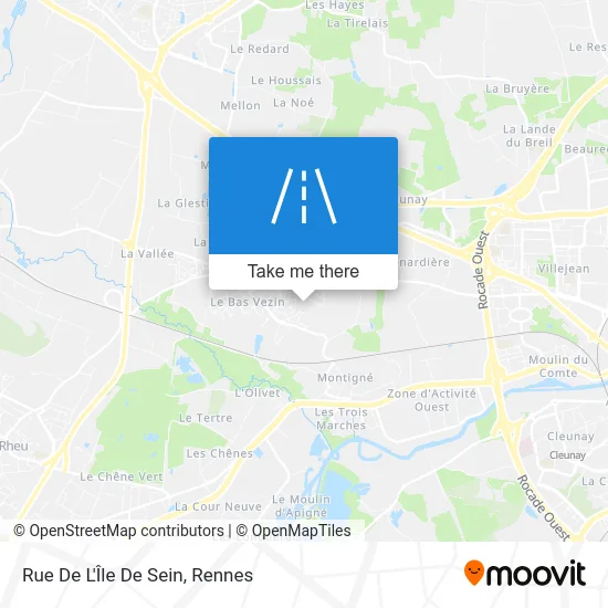 Rue De L'Île De Sein map