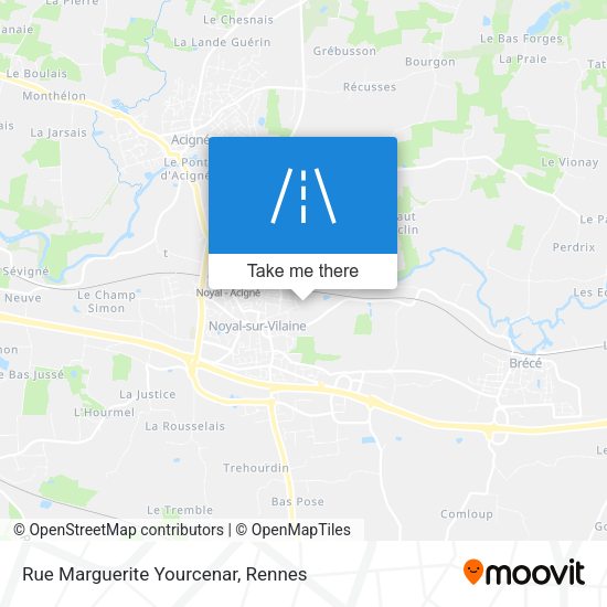 Rue Marguerite Yourcenar map