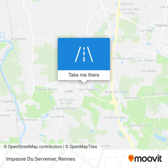 Impasse Du Servenier map