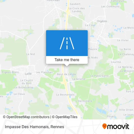 Impasse Des Hamonais map