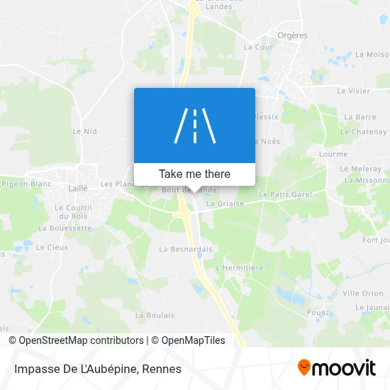 Impasse De L'Aubépine map