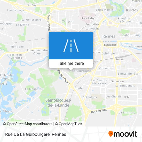 Rue De La Guibourgère map