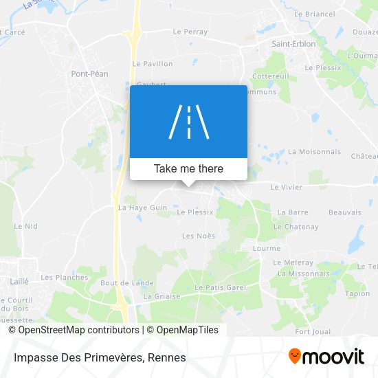 Impasse Des Primevères map