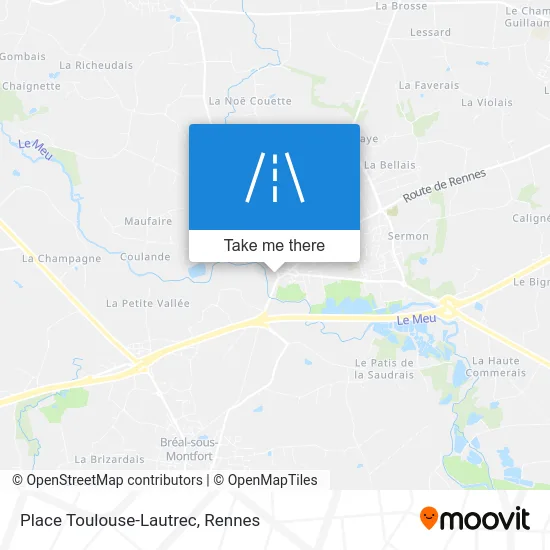 Place Toulouse-Lautrec map