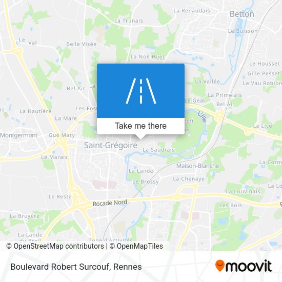 Boulevard Robert Surcouf map
