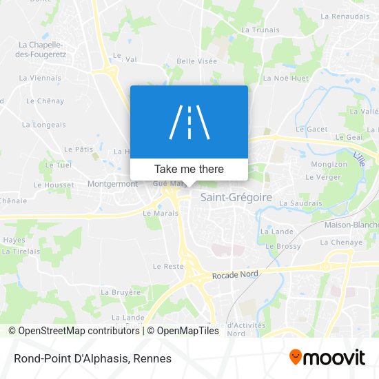 Rond-Point D'Alphasis map
