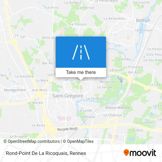 Rond-Point De La Ricoquais map
