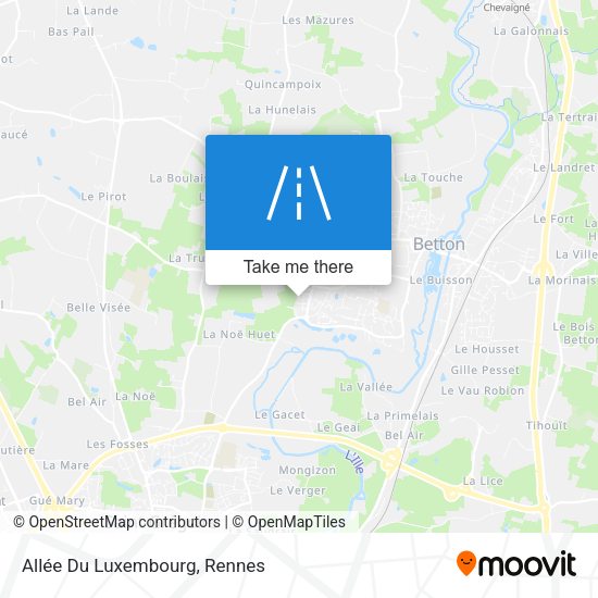 Allée Du Luxembourg map