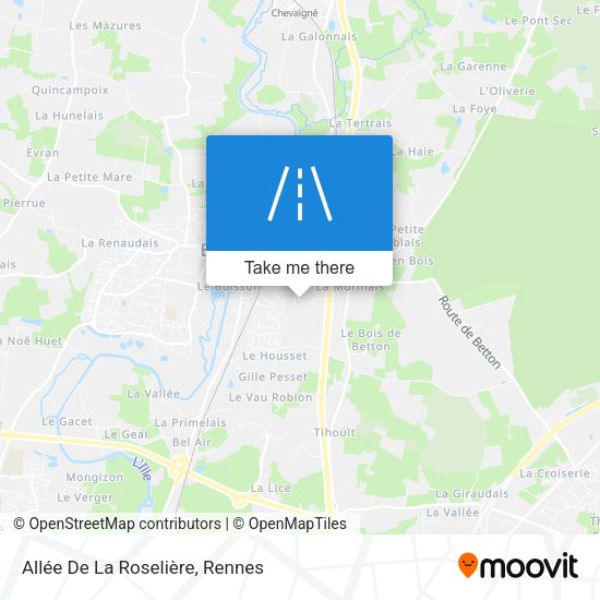 Allée De La Roselière map